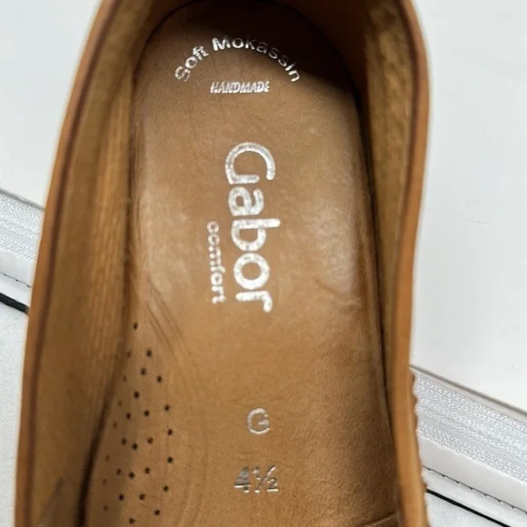 Gabor Orange Slip On Loafers Size UK 4.5 = US 7 - Picture 10 of 10